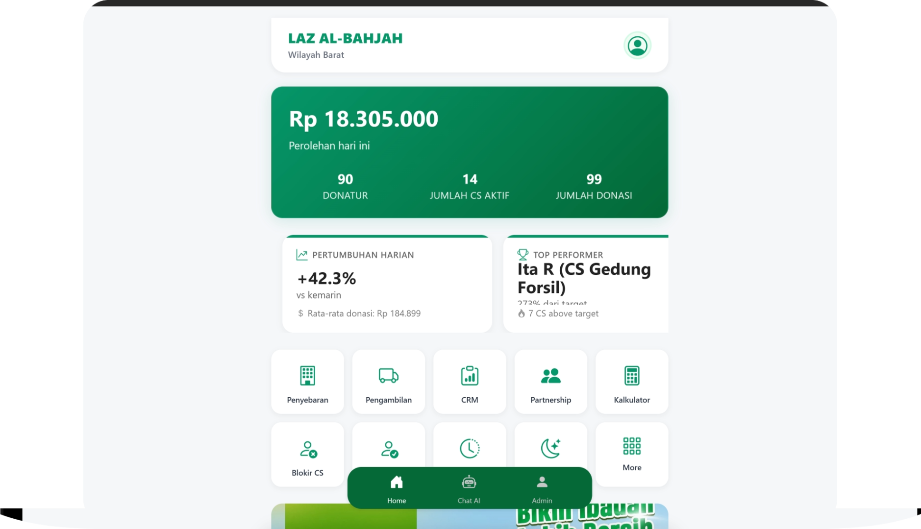 SYSTEM LAPORAN & ABSENSI LAZ
